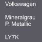 Preview: Volkswagen, Mineralgrau P. Metallic, LY7K.